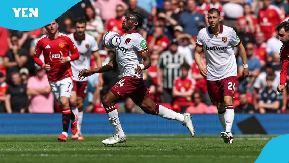 Mohammed Kudus, West Ham United, Manchester United. Mohammed Kudus, West Ham United, Manchester United.