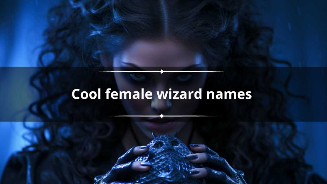 A fierce-looking female character
