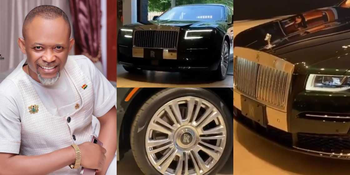 Fadda Dickson flaunts his newly acquired Rolls-Royce worth over GHC2m (Video) Fadda Dickson flaunts his newly acquired Rolls-Royce worth over GHC2m (Video)