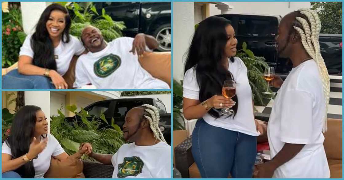 Serwaa Amihere and Daddy Lumba Serwaa Amihere and Daddy Lumba