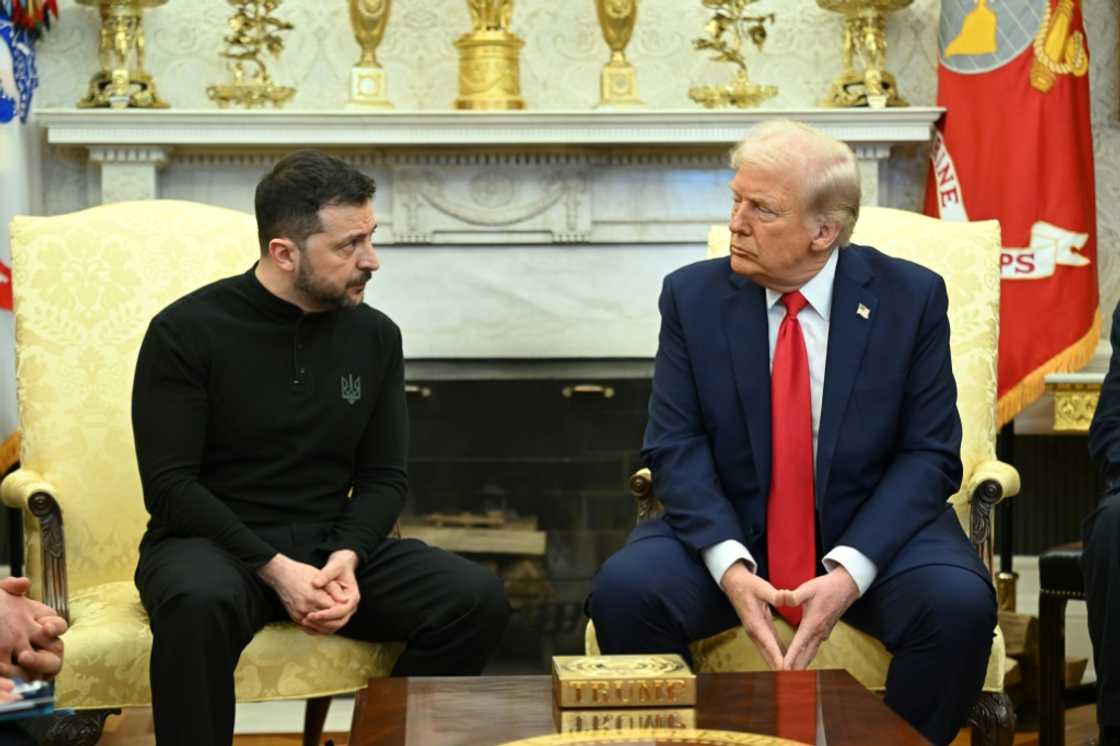 US President Donald Trump and Ukraine's President Volodymyr Zelensky publicly clashed during a White House meeting in late February US President Donald Trump and Ukraine's President Volodymyr Zelensky publicly clashed during a White House meeting in late February