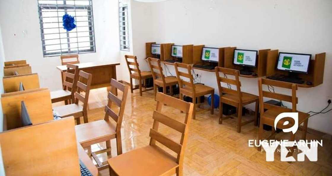 Eugene Arhin Foundation Builds New Library For Awutu Beraku Community Eugene Arhin Foundation Builds New Library For Awutu Beraku Community