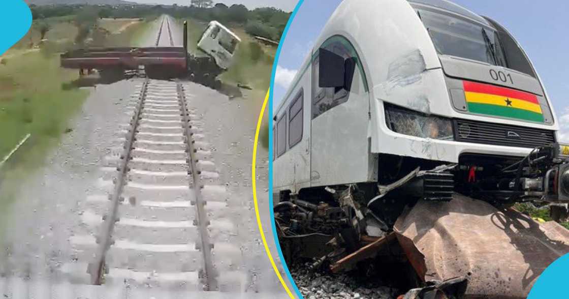 Police Arrest Truck Driver Who Caused Tema-Mpakadan Railway Crash Police Arrest Truck Driver Who Caused Tema-Mpakadan Railway Crash