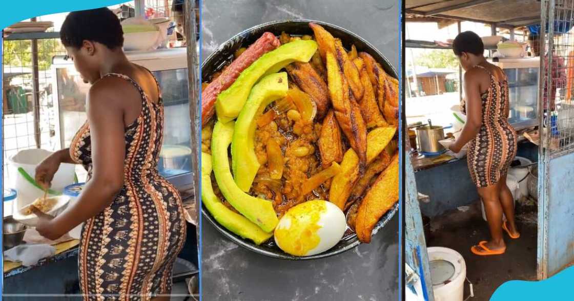 Curvy Plantain And Beans Seller in pics Curvy Plantain And Beans Seller in pics