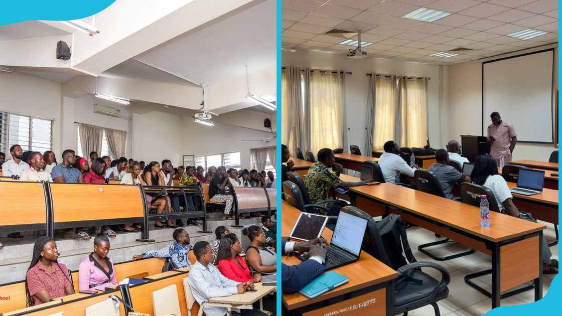 University of Ghana Business School students in class