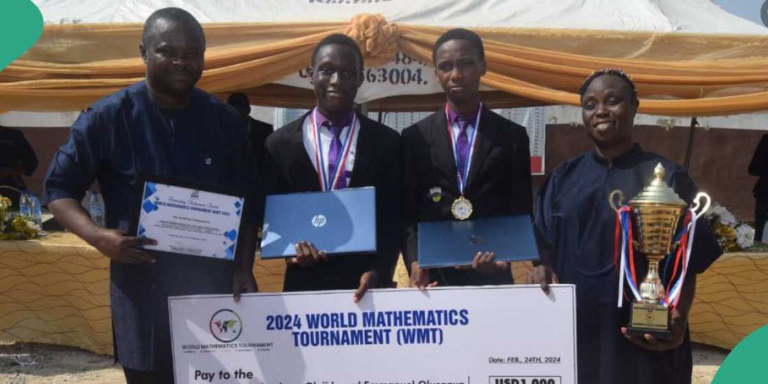 Two students win World Mathematics Tournoment. Two students win World Mathematics Tournoment.