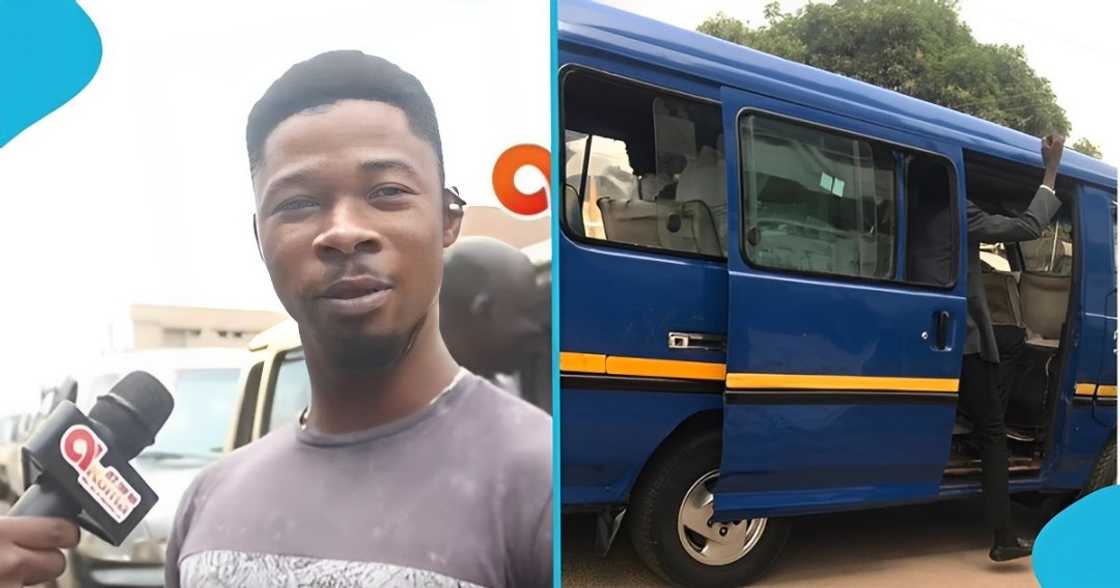 Trotro mate brags about his work: "I earn more than a teacher in Ghana"