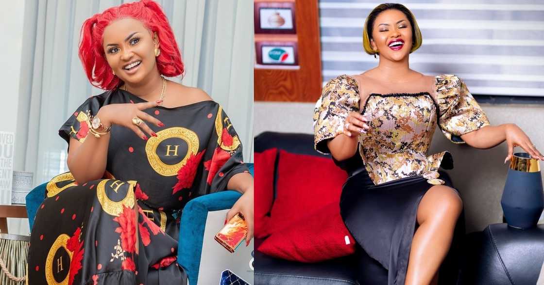 Nana Ama McBrown dazzles fans with new red hairstyle; drops photos