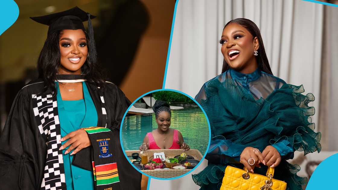 Damien Agyemang, Jackie Appiah, Jackie Appiah's son, Jackie Appiah on vacation, Ghanaian movies, Jackie Appiah's movies, Jackie Appiah graduates