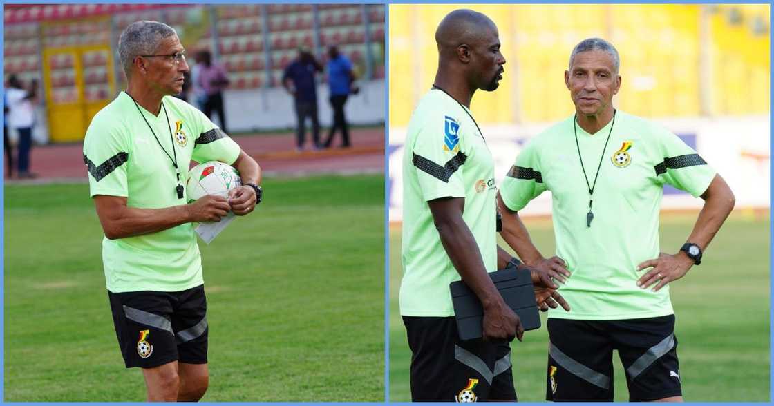 Photo of Chris Hughton and George Boateng