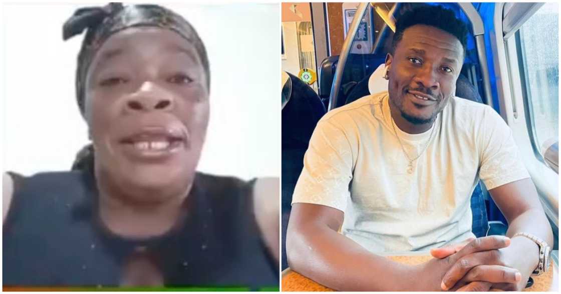 Asamoah Gyan and a fan who wishes to meet him Asamoah Gyan and a fan who wishes to meet him