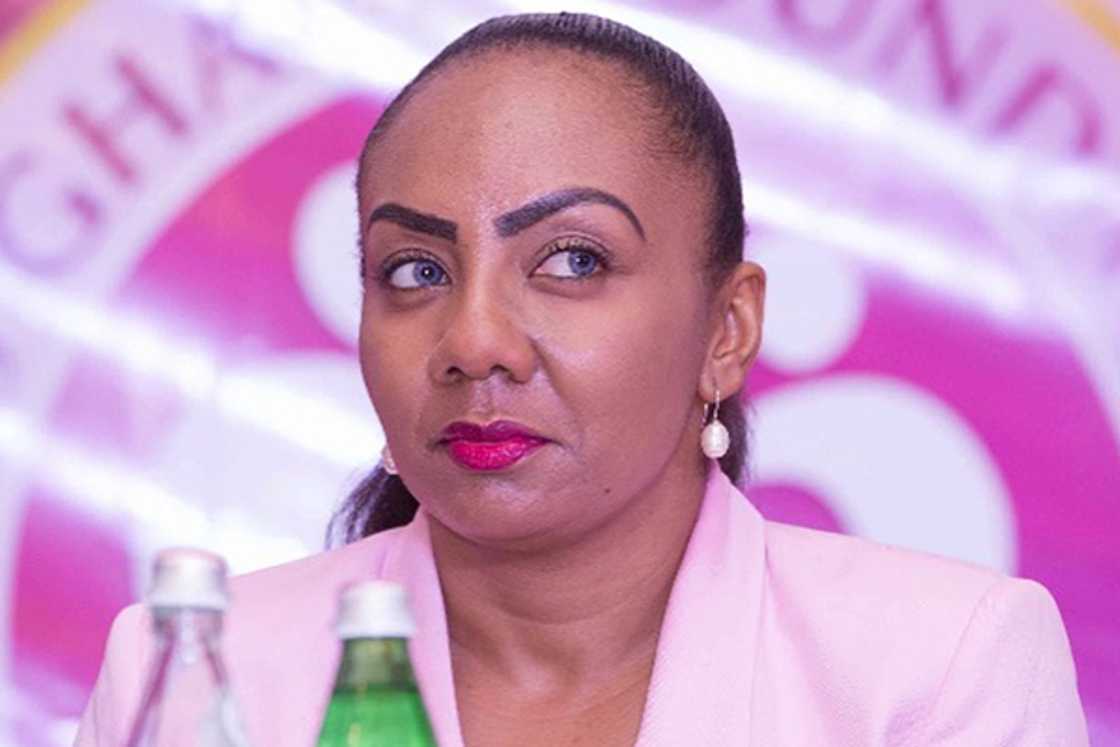 Fatima Bosch, Victoria Kjaer Theilvig, Miss Universe 2024 winner, Miss Universe 2025 Winner, Thailand’s Praveenar Singh, Venezuela’s Stephany Abasali, Philippines’ Ahtisa Manalo and Ivory Coast’s Olivia Yacé, Inna Patty, Miss Ghana