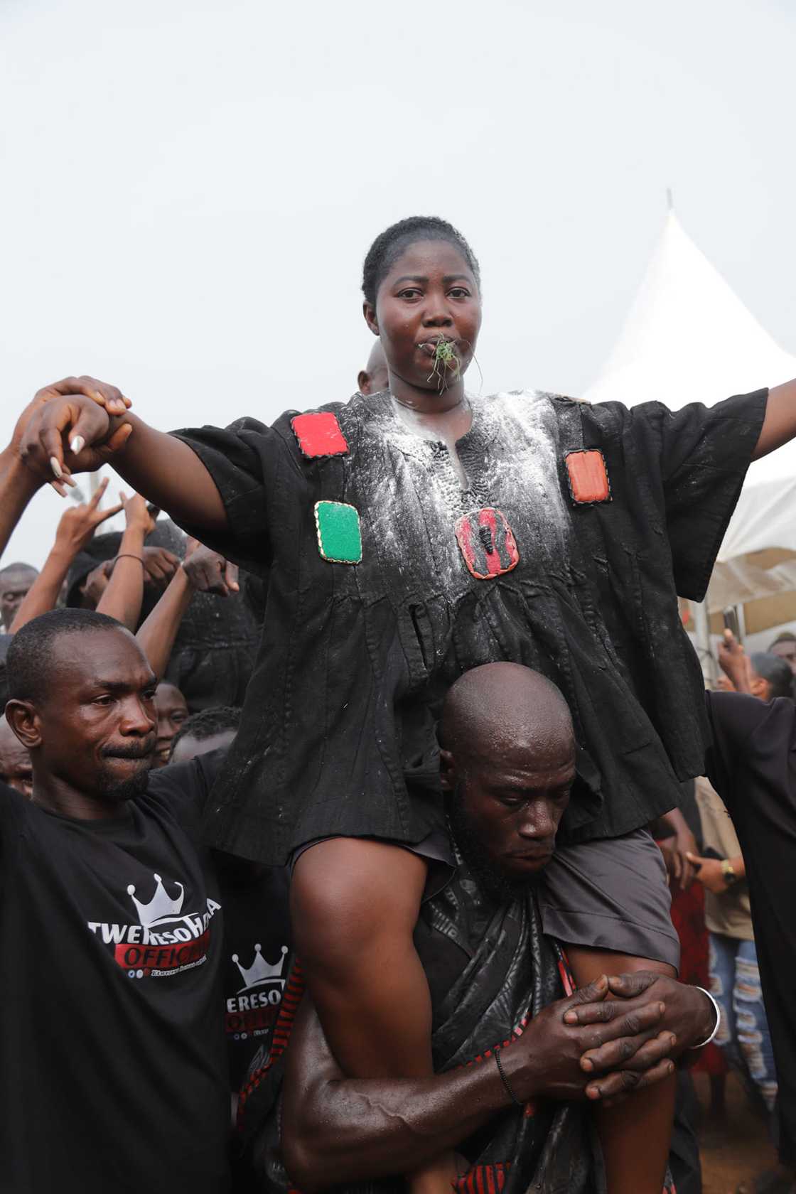 Photo of Etwereso Mabaawa Hemaa at her enstoolment ceremony.