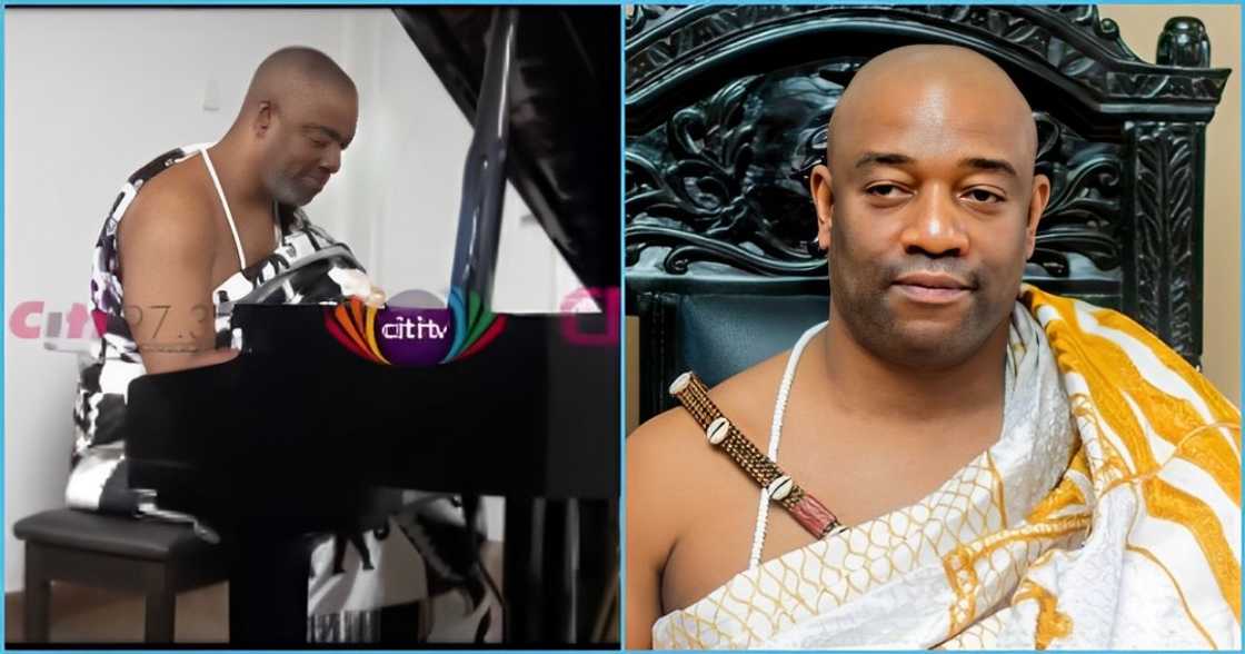 Talented Ga Mantse displays his keyboard skills, Ghanaians drool Talented Ga Mantse displays his keyboard skills, Ghanaians drool