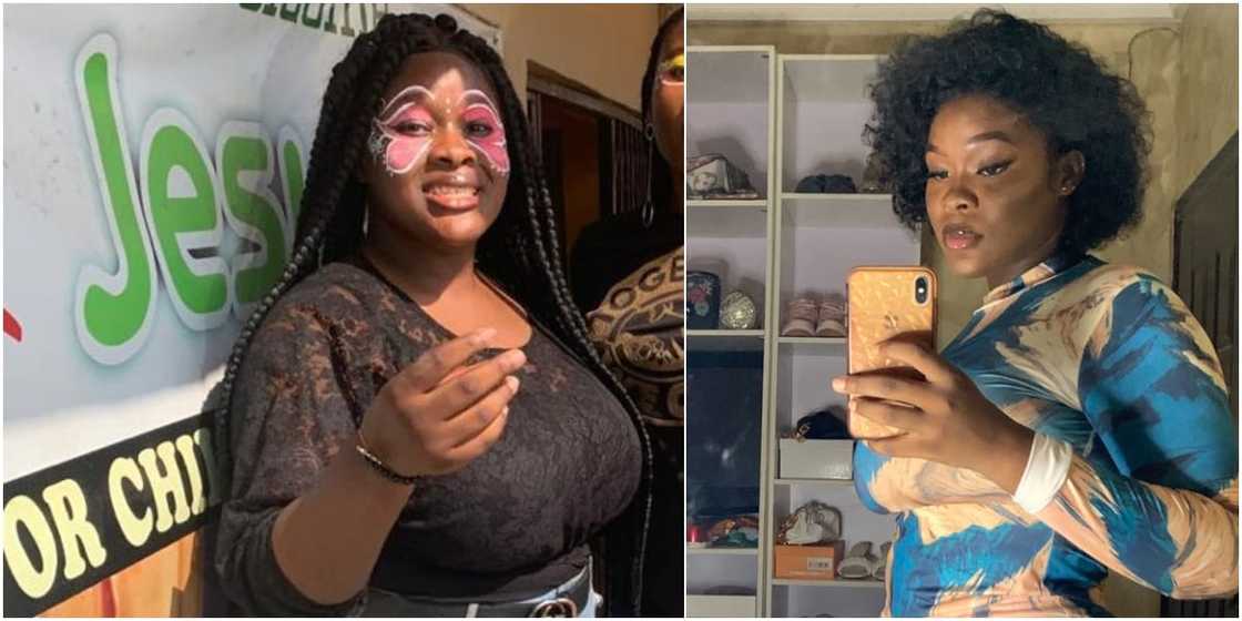 Massive reactions as Nigerian lady loses 34kg, lights up social media with adorable transformation photo Massive reactions as Nigerian lady loses 34kg, lights up social media with adorable transformation photo