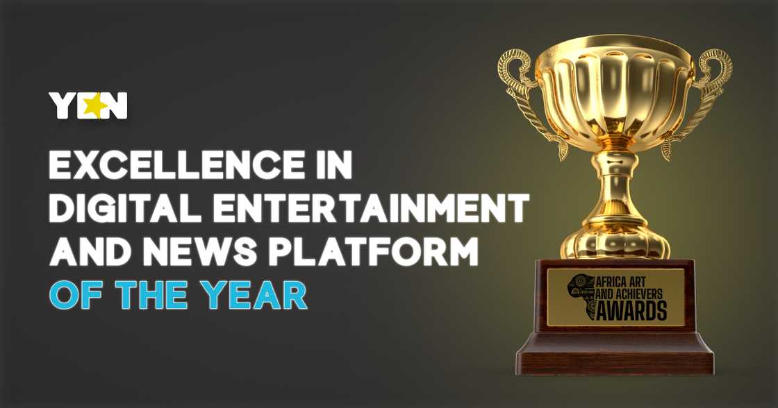 YEN.com.gh wins Excellence In Digital News and Entertainment at 2024 Africa Arts and Achievers Awards