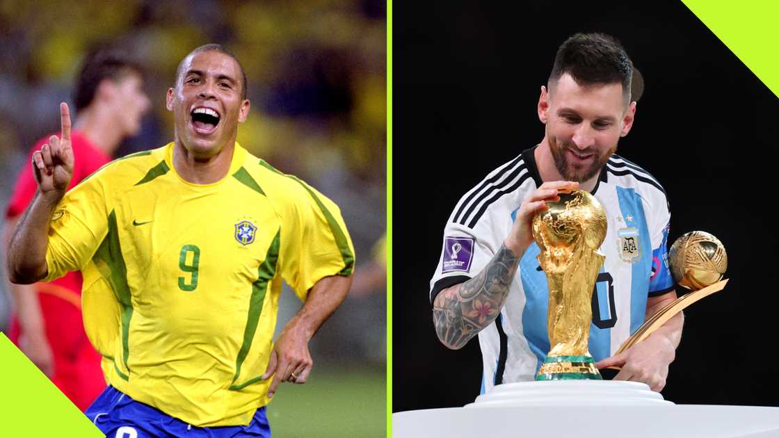 Ronaldo Nazario considers Lionel Messi and Cristiano Ronaldo among his football GOATs