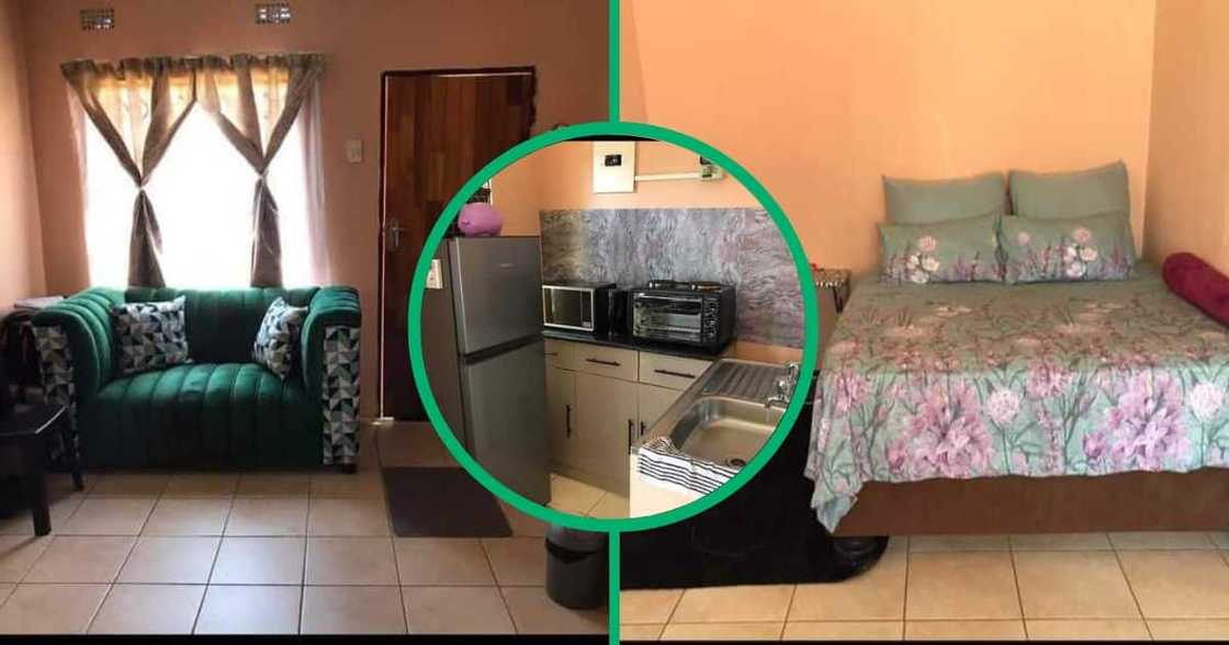 The young woman's rental room. The young woman's rental room.