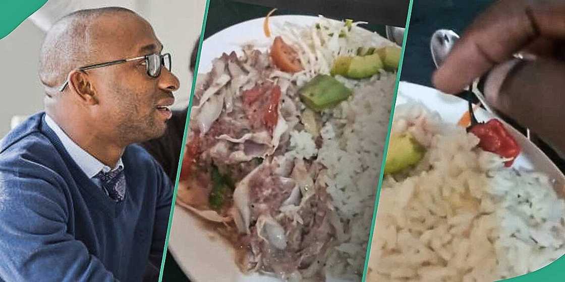 Man who married Jamaican wife laments after seeing food she served him Man who married Jamaican wife laments after seeing food she served him