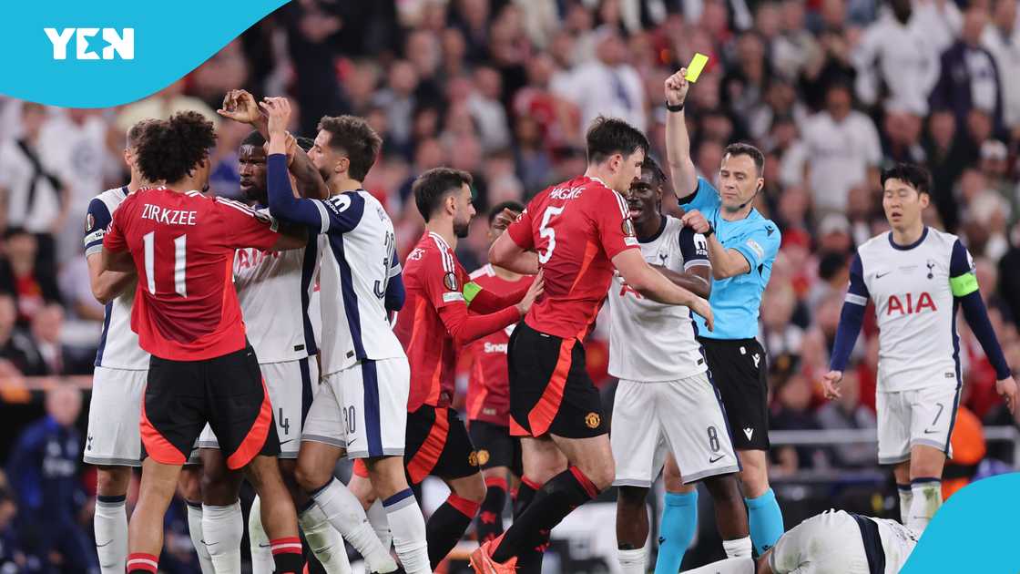 Harry Maguire, Tottenham, Europa League, Christian Romero Harry Maguire, Tottenham, Europa League, Christian Romero