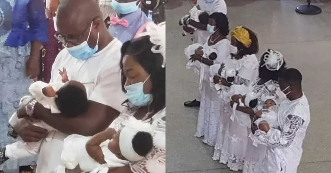 Ghanaian Pentecost elder & wife give birth to 5 children after being childless for 8 years Ghanaian Pentecost elder & wife give birth to 5 children after being childless for 8 years