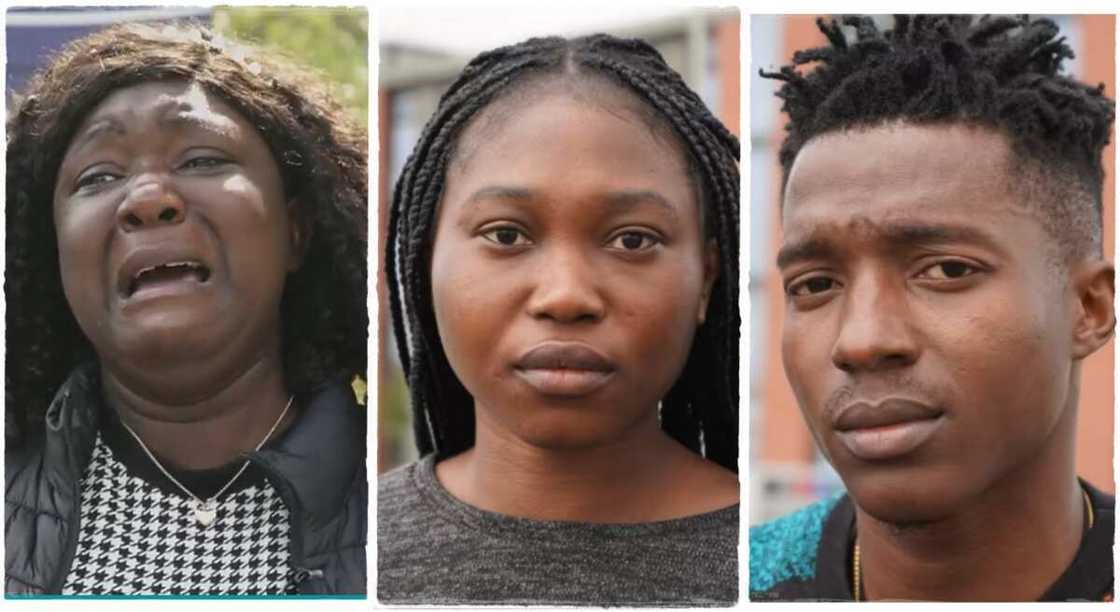 Photos of Omolade Olaitan, Emmanuel Okohoboh and Paulette Ojogun, who were unenrolled from Swansea University. Photos of Omolade Olaitan, Emmanuel Okohoboh and Paulette Ojogun, who were unenrolled from Swansea University.