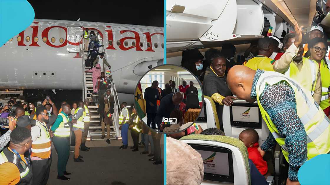 Samuel Okudzeto Ablakwa, repatriation flights, Ghanaians return from South Africa, xenophobic attacks, South Africa, Accra International Airport, government voluntary repatriation, homecoming for returnees, Church of Pentecost shelter