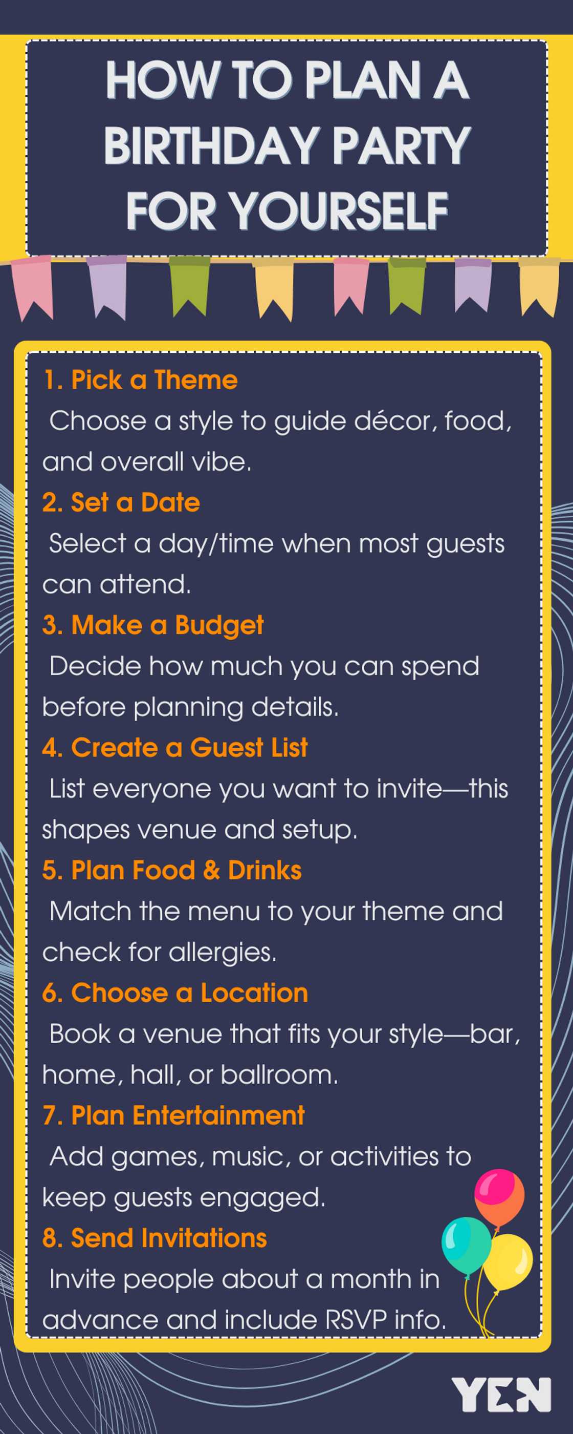 How to plan a birthday party for yourself How to plan a birthday party for yourself