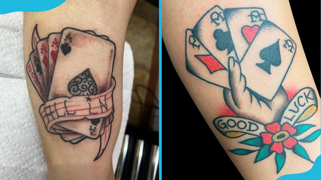 Playing cards tattoos