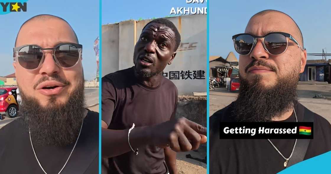 James Town, Ghanaian man, tour guide, Azerbaijani content creator, Davud Akhundzada James Town, Ghanaian man, tour guide, Azerbaijani content creator, Davud Akhundzada