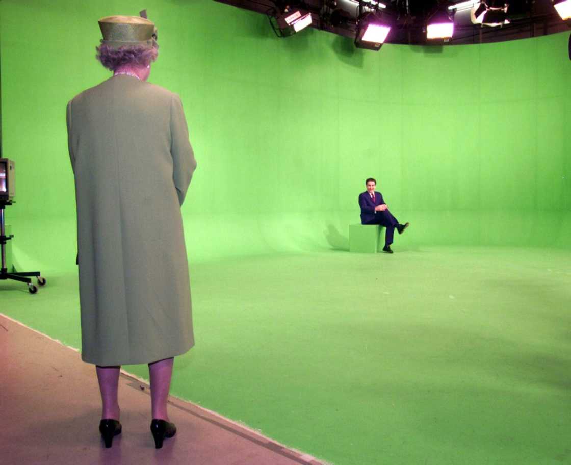 Media master? Britain's Queen Elizabeth II on a visit to a London television studio in 2001 Media master? Britain's Queen Elizabeth II on a visit to a London television studio in 2001
