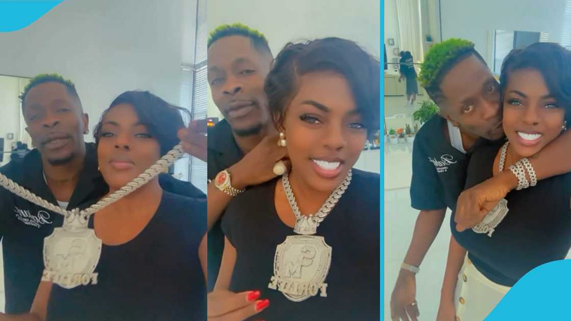 Shatta Wale, Ghanaian musicians, SM chain, Nana Aba, video, viral, Instagram