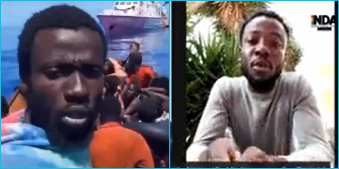 James Issifu, the man who shouted Vivian on the Mediterranean Sea James Issifu, the man who shouted Vivian on the Mediterranean Sea