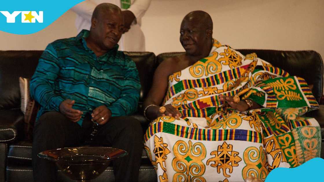 Asantehene, Otumfuo Osei Tutu II, John Mahama Asantehene, Otumfuo Osei Tutu II, John Mahama