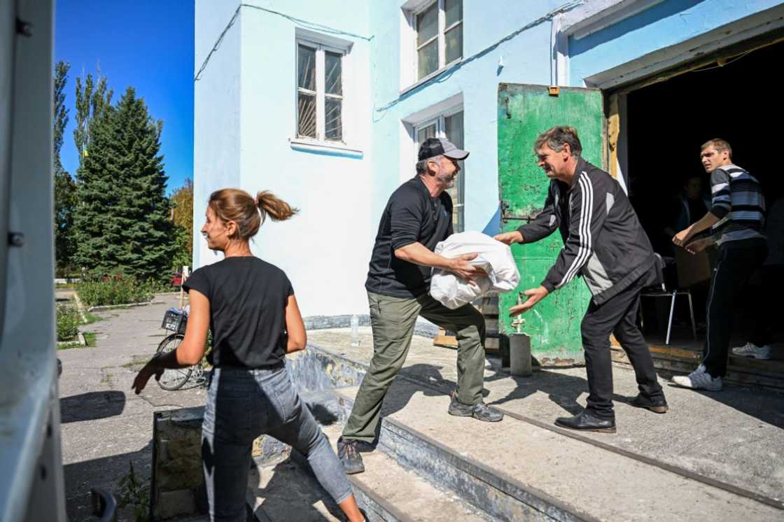 Around 16 million people inside war-torn Ukraine are in need of humanitarian aid, the UN said Around 16 million people inside war-torn Ukraine are in need of humanitarian aid, the UN said