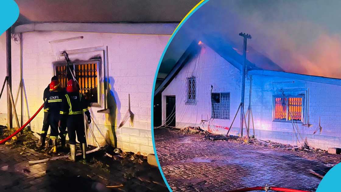 Firefighters, Medical Laboratory buildings, Korle Bu Medical School, Korle Bu Teaching Hospial, Fire Firefighters, Medical Laboratory buildings, Korle Bu Medical School, Korle Bu Teaching Hospial, Fire