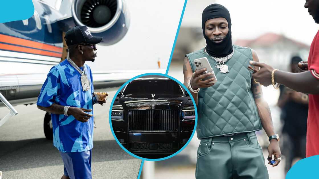 Shatta Wale, Ghanaian musicians, Rolls Royce, luxury cars, social media, X, Twitter