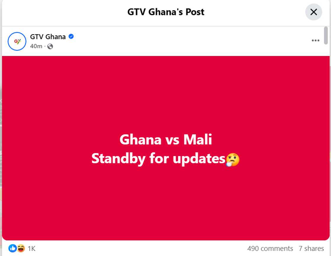 Ghana vs. Mali Ghana vs. Mali