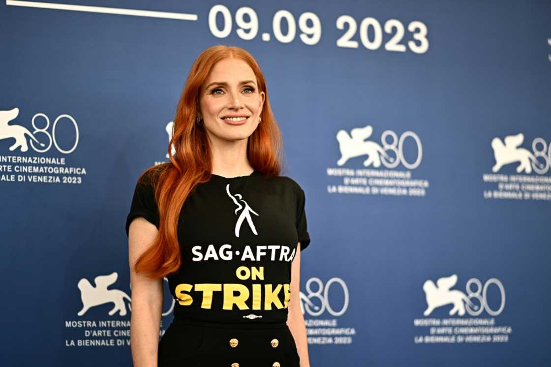 Chastain said she was 'incredibly nervous' to come to Venice during the strike Chastain said she was 'incredibly nervous' to come to Venice during the strike