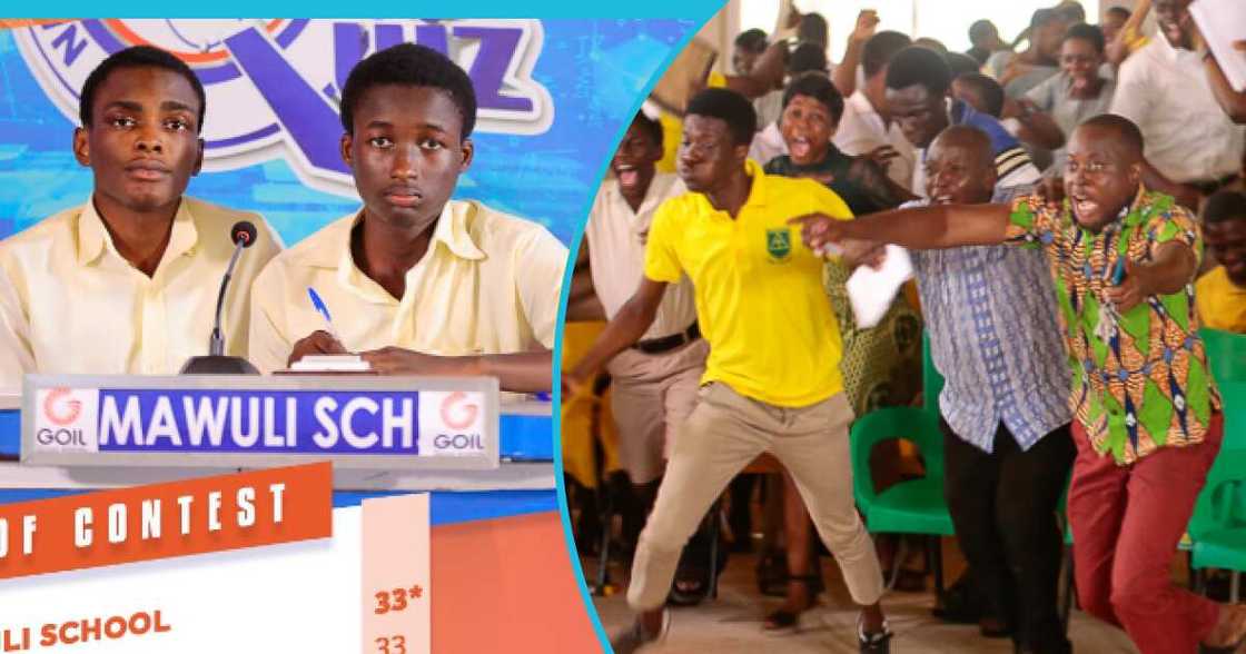 Photos of the Mawuli 2023 NSMQ team.