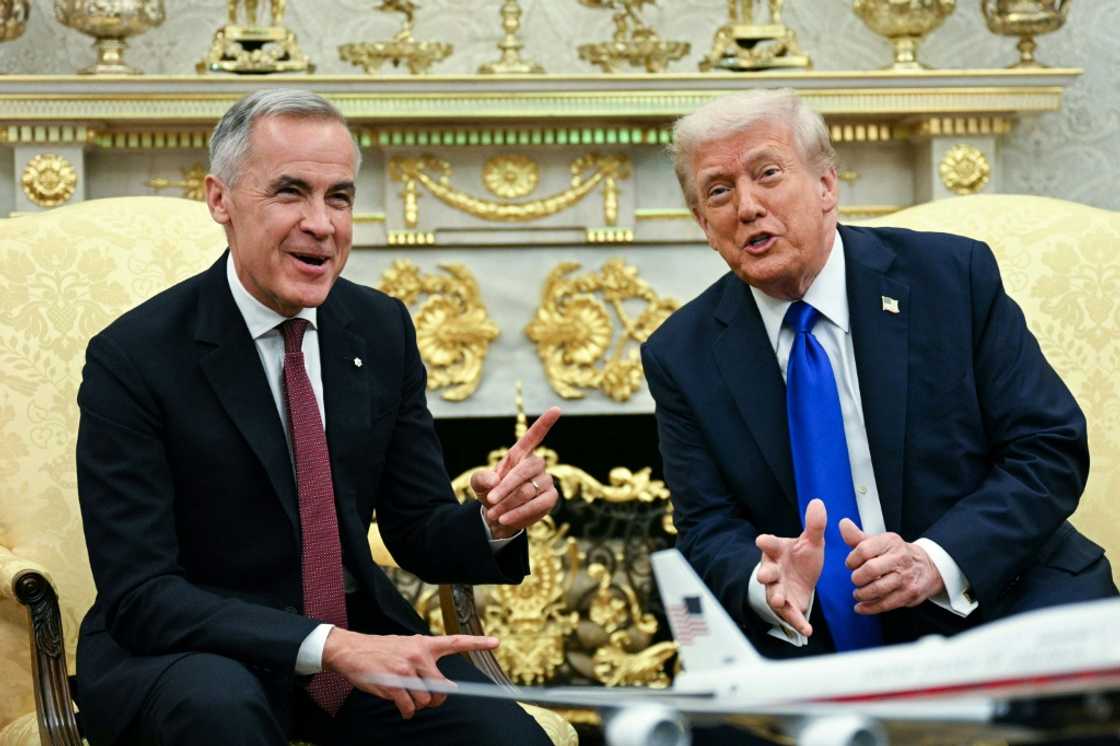 US President Donald Trump meets Canadian Prime Minister Mark Carney US President Donald Trump meets Canadian Prime Minister Mark Carney