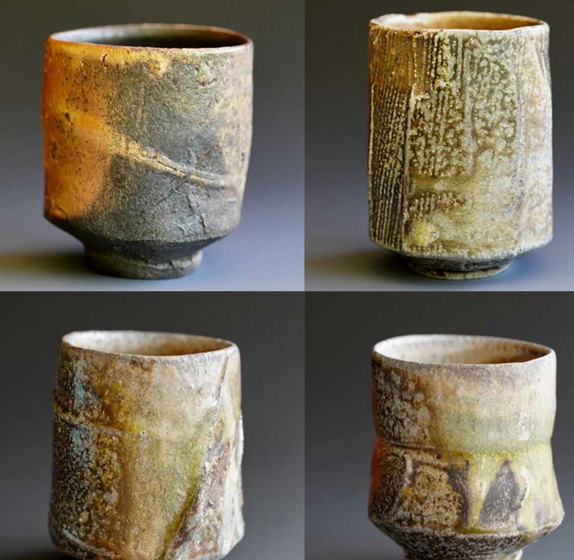 Japanese pottery (yunomi)