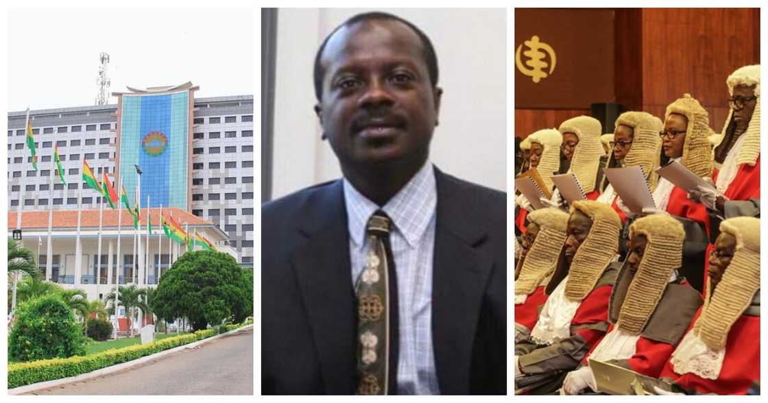 Prof Asare and judges Prof Asare and judges