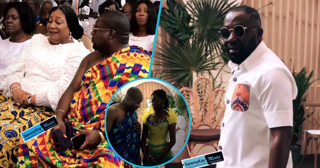 Photos of Rebecca Akufo-Addo, Nana B, Denzel Boakye and his bride, and Osei Kwame Despite. Photos of Rebecca Akufo-Addo, Nana B, Denzel Boakye and his bride, and Osei Kwame Despite.
