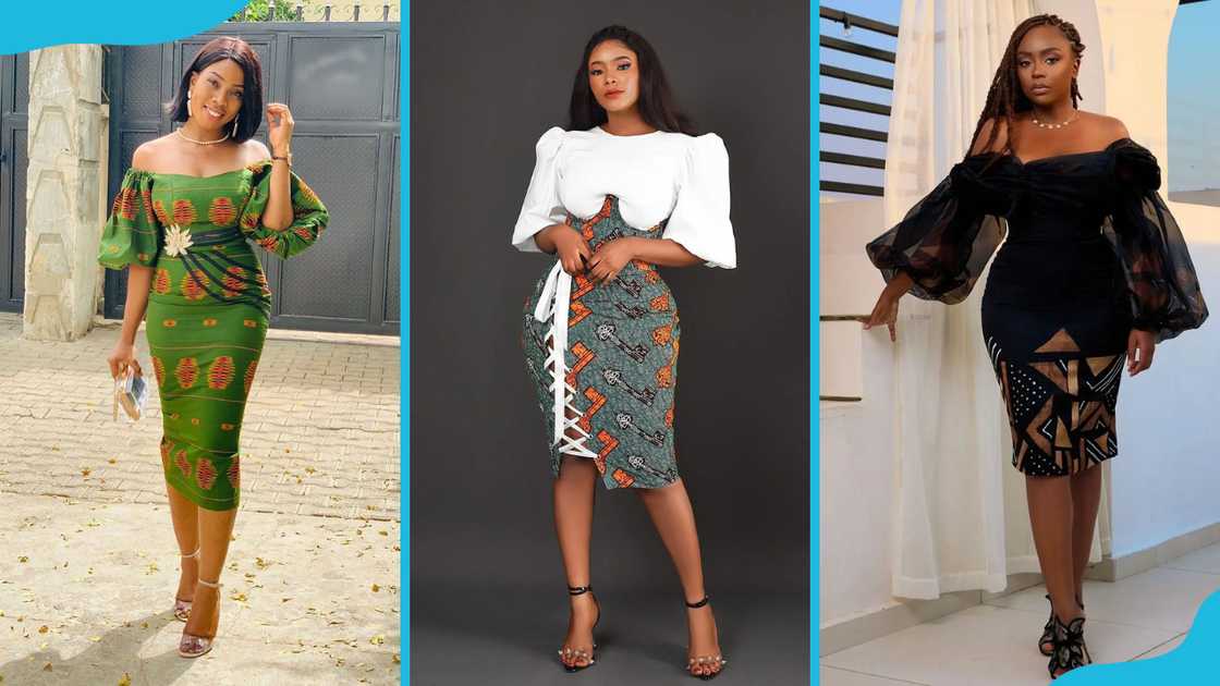 Women wearing knee-length dresses Women wearing knee-length dresses