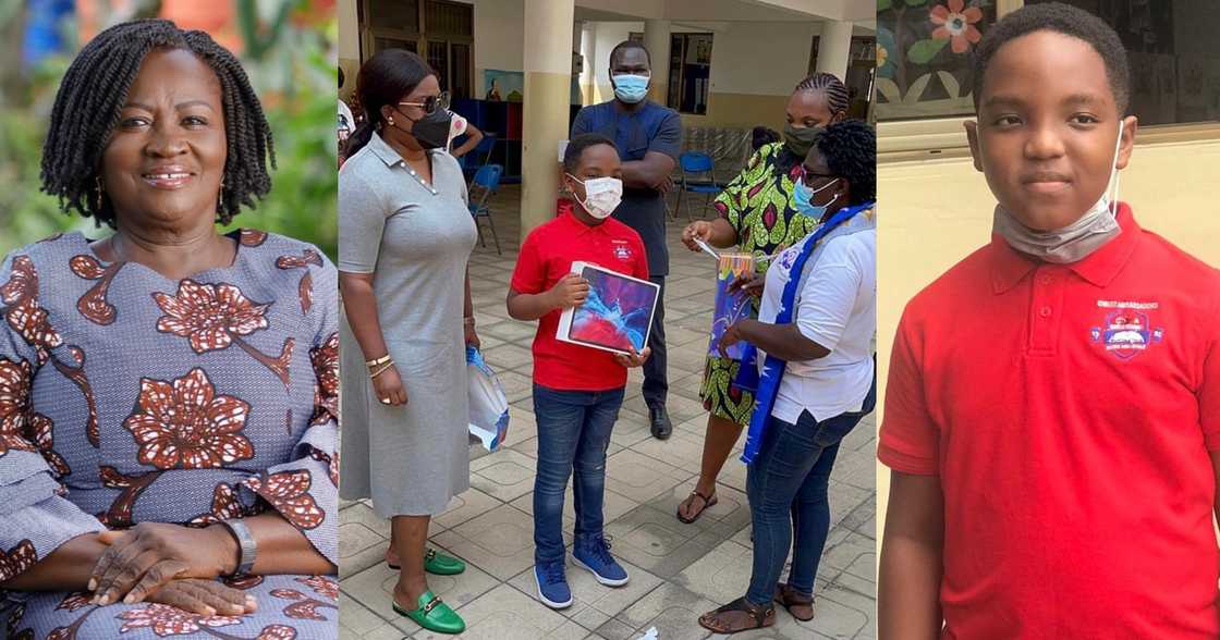 Our Day boy Oswald and Prof Opoku Agyemang Our Day boy Oswald and Prof Opoku Agyemang