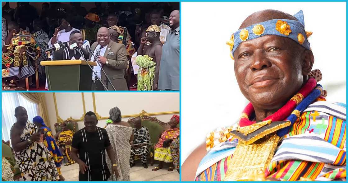Otumfuo laughed at Akrobeto's English Otumfuo laughed at Akrobeto's English