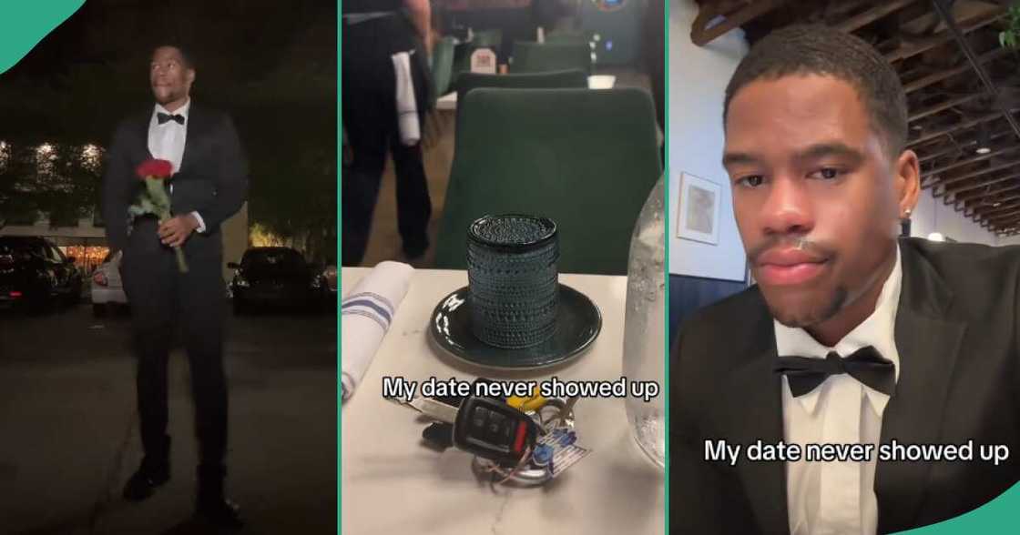 Young man sad after his date didn't show up, shares heartbreaking video