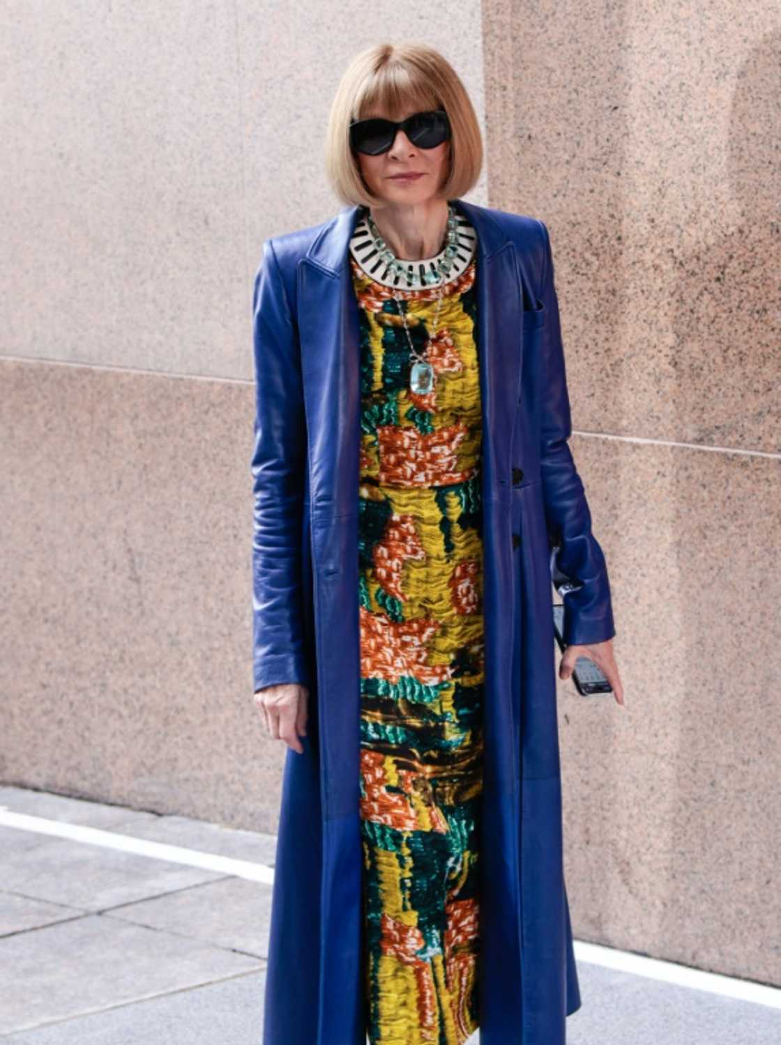 Vogue Editor-in-Chief Anna Wintour attends the Tiffany & Co ribbon-cutting ceremony for Tiffany's flagship store in New York, April 26, 2023 Vogue Editor-in-Chief Anna Wintour attends the Tiffany & Co ribbon-cutting ceremony for Tiffany's flagship store in New York, April 26, 2023