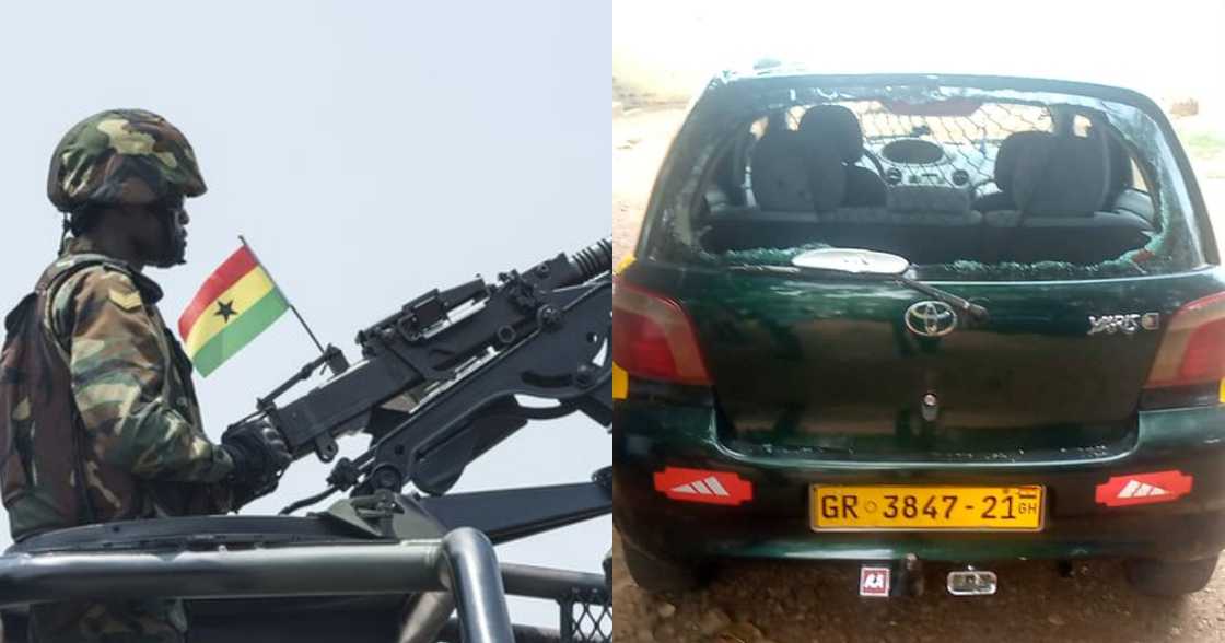 Military officers shot 33-year-old taxi driver in the head to death in Asamankese; residents angry Military officers shot 33-year-old taxi driver in the head to death in Asamankese; residents angry